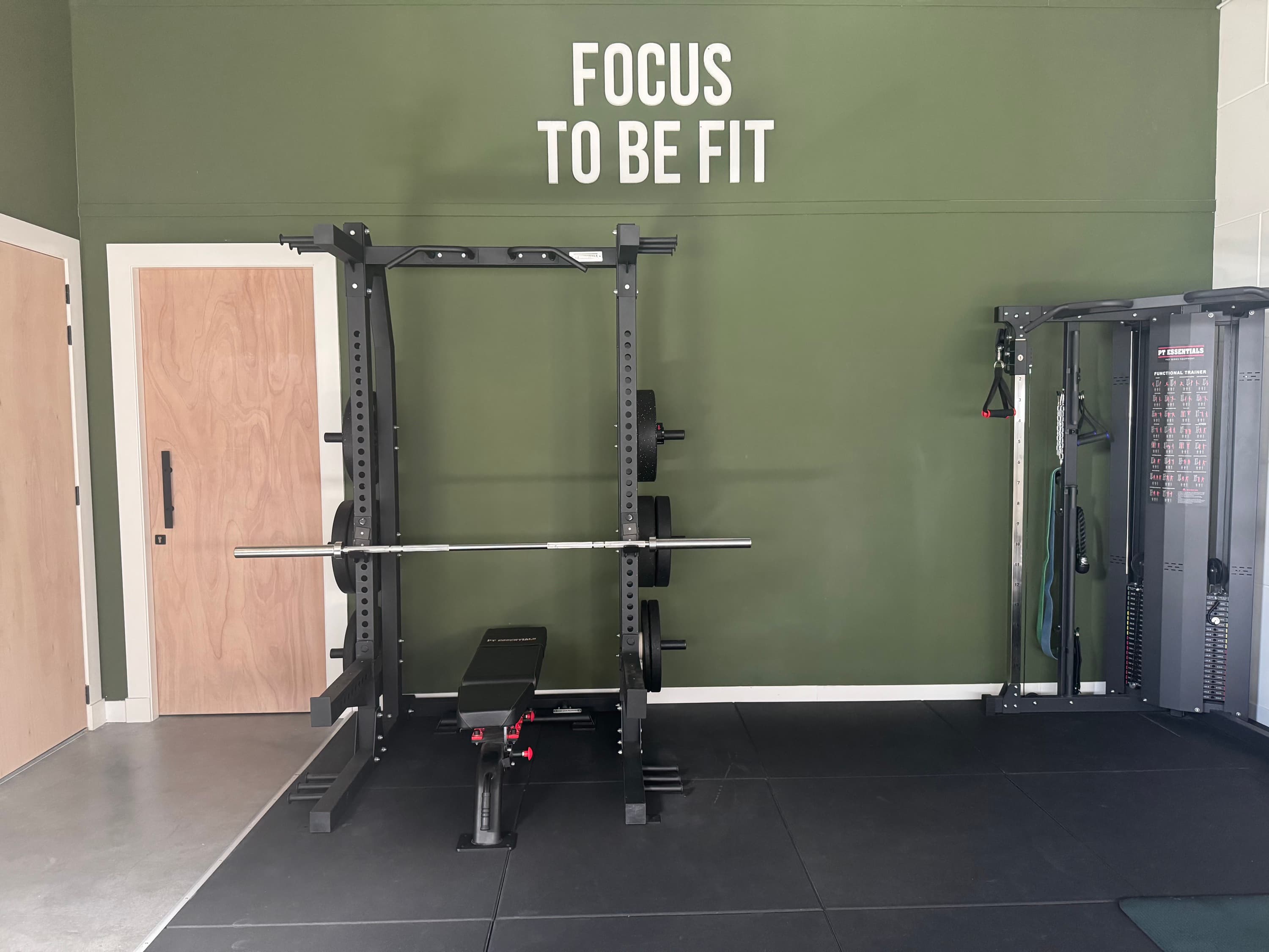De trainingsstudio van Focus to be Fit